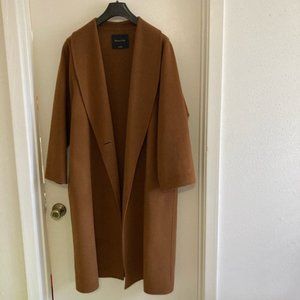 Massimo Dutti Wool Blend Coat Size M